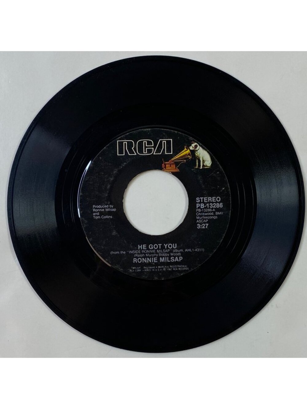 Ronnie Milsap He Got You I Love New Orleans Music 1982 45 RCA 7" Vinyl Record
